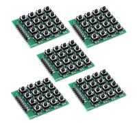 Robusts 16ButtonMatrix Keyboard Module Keypad 8Pin Interfaces With Tactiles Feedbacks For Raspberry Projects Usage