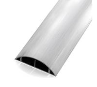RobustWeg Aluminium Cable Duct,Decorative Wire Hider,Half Round Self-Adhesive Cable Cover,Half Round Cable Cover,Cable Cover,Electrical Cable Management,for Wall Mount TV Cables Cover Wire Trunk