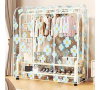 RobustWeg Clear Clothes Rail Cover,Storage Large Clothes Rail Cover,Heavy Duty Clothes Rail Cover,Easy-Access Design,for Storage Clothing,Dresses,Suits,Coat,Hanger Not Included