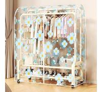 RobustWeg Clear Clothes Rail Cover,Storage Large Clothes Rail Cover,Heavy Duty Clothes Rail Cover,Easy-Access Design,for Storage Clothing,Dresses,Suits,Coat,Hanger Not Included