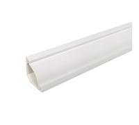 RobustWeg Half Round Paintable Cable Trunking,Decorative Wire Hider,Wall Mounted TV Wire Hider,Cable Cover,Cable Management,Electrical Cable Management Solution,Cable Management For Home Office