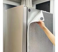 RobustWeg Insulated Freezer Cover,Universal Refrigerator Cover Energy-Saving,Insulation Blanket For Freezer And Cold Storage,Aluminium Foil Insulation Foil Sunshade Protector,for Indoor Outdoor