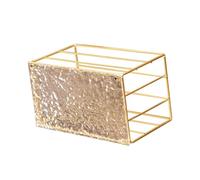 Robuy Sturdy Tissue Box Covers Iron Tissue Box with Gold/Silver Finish for Upscales Living Environment Propotentop