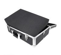 ROC Cases 0304 Flight Case Hard Protective Carrier Bag Case 475x325x170mm + Detachable Lid, High Density Foam, Reinforced Corners, Carry Strap - Precision Hard Shell Storage- Equipment, Collectibles