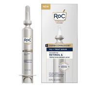 RoC Derm Correxion Fill + Treat Advanced Retinol Serum with Hyaluronic Acid for Forehead Wrinkles Crow's Feet Eleven Wrinkles and Laugh Lines