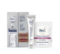 RoC Derm Correxion Lip Volumizer - Lip Plumper Peptide Treatment + Hyaluronic Acid & Vitamin E with Line Smoothing Eye Packette