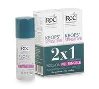 ROC KEOOPS DEO Sensitive Leather Roll-On Pack of 2 x 30 ml.