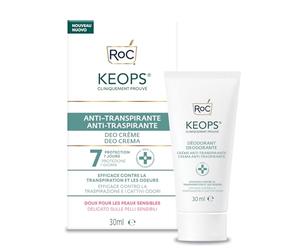 RoC KEOPS Deodorant Cream | against Sweat & Body Odour, for Soft Skin | 30 ml