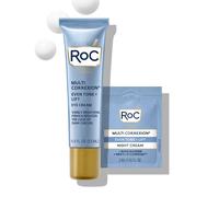 RoC Multi Correxion 5 in 1 Anti-Aging Eye Cream for Puffiness Under Eye Bags & Dark Circles Skin Care Treatment with Shea Butter (.5 oz) with Night