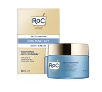RoC Multi Correxion Even Tone + Lift Night Cream | Moisturiser for Face with Niacinamide | 50 ml
