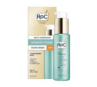 RoC - Multi Correxion Hydrate + Plump Moisturiser SPF30 - Anti-Wrinkle Treatment - UVA/UVB Protection - Reduces Linse & Wrinkles - Daily Sunscreen