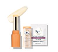 RoC Multi Correxion Revive Glow Vitamin C Eye Balm 014 oz with Retinol Eye Cream Packette