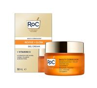 RoC - Multi Correxion Revive + Glow Vitamin C Gel Cream - Anti Wrinkle & Aging Moisturiser - Visibly Plumps & Brightens Skin - Skin Radiance