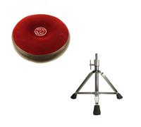 Roc N Soc Round Seat & Three Leg High Base Red