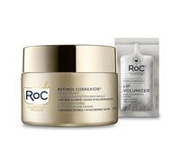 RoC Retinol Correxion Line Smoothing Max Hydration | Face Cream with Hyaluronic Acid, Anti-Wrinkle Moisturiser | 50 ml + Lip Volumizer Packet