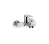 Roca A5A026EC00 Bathroom-Shower Mixer, Cala Collection, Without Equipment, Chrome