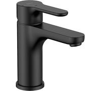 Roca A5A3K09NB0 - Single Lever Basin Mixer L20 with Smooth Body, Cold Start Matte Black