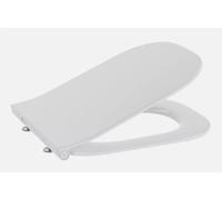 Roca A801472003 - The Gap Square Slim WC Seat with Soft Close Hinges in White