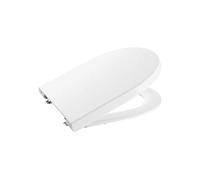Roca A801D12001 The Gap Round Toilet Seat with Soft Drop, White