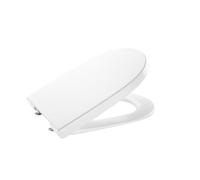 Roca A801D22001 The Gap Round Compact Toilet Seat with Soft Drop, White