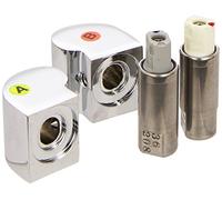 Roca - AI0000500R - Mer-N,DAMA-N Chrome Seat Hinge Kit - Bathroom Collection - Seat/Cover