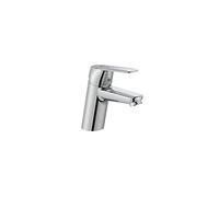 Roca Alfa Cold Start Basin Mixer Tap with Flexible Power Links, Easy Installation Bathroom Mixer Tap, Chrome A5A3L25C00
