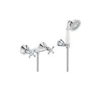 Roca Carmen Traditional Wall Mounted Shower Mixer & Kit - Chrome - A5A204BC00