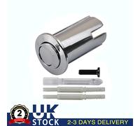 Roca D2D Long Threaded Shaft Dual Flush Push Button Chrome 822044001 AH0001700R