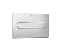 Roca Dual chrome plate PL1 Matte toilet cistern System Pro.