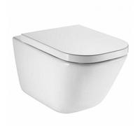 Roca Gap 34647L000 Rimless Wall Hung Wc Toilet Pan With Soft Close Seat White