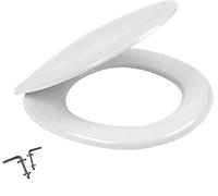 Roca Laura Replacement WC Toilet Seat with Standard Hinges 801D30001 White