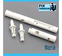 Roca Dama WC Toilet Seat Bar Hinge and Top Fixings White