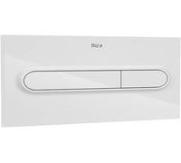 Roca PL1 Dual Flush Plate Flush Button Chrome Finish - A890195001