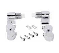 Roca Replacement Soft Close Toilet Seat Hinge Set & Dampers in Chrome AI0001200R