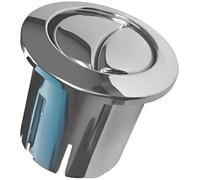 Roca Style AH0002100R D1D Dual Flush Push Button with Plain Rods Chrome - Short Body
