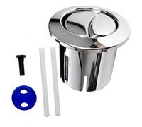 Roca Style Dual Flush Cistern Short Body Push Button D1D with Plain Rods AH0002100R
