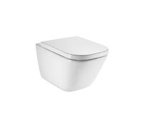 Roca Gap 34647L000 Rimless Wall Hung Wc Toilet Pan With Soft Close Seat White