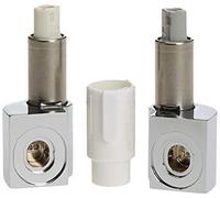 Roca The Gap Replacement Soft Close Toilet Seat Hinge Set in Chrome AI0012400R