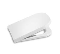 Roca A80173200B Supralit Seat and Cover, Shock Drop, The Gap Square Compact, White