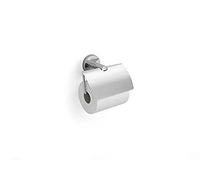 Roca Twin a81671300Toilet Roll Holder with Lid Chrome