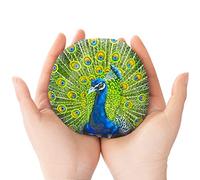 ROCART 6 Extra Large 10-13cm Flat Rocks for Painting, Smooth River Rocks Painting Supplies for Kindness Stones, Arts and Crafts, Decoration