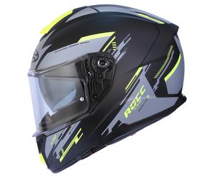 ROCC 860 Full-Face Helmet unisex Matt/Black/Grey/Yellow, 2XL