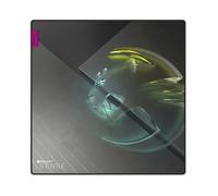 Roccat Sense Icon Non-Slip Rubber Backed, Custom Art, Durable Resin-treated Cloth Surface Gaming Mousepad with Low-profile Stitched Edges - Square