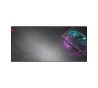 Roccat Sense Icon Non-Slip Rubber Backed, Custom Art, Durable Resin-treated Cloth Surface Gaming Mousepad with Low-profile Stitched Edges - Square