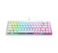 Roccat Vulcan II Mini-65% Optical PC Gaming Keyboard with Customizable RGB Illumination, Detachable Cable, Button Duplicator, On-board profiles, Aluminum Plate, 100 million Keystroke Durability -White