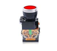 ROCCMWUUC LA38 2 Position 1NO /1NC with LED Indicator Light 22mm Push Button Switch Series Knob Switch(Rosso)