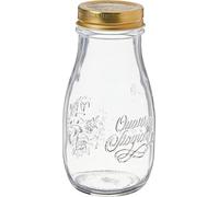 Rocco Bormioli Quattro Stagioni Fruit Juice Jar 40 cl with Cap [Italian Language Writing]