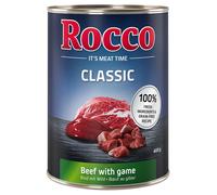 Rocco Classic 6 x 400g - Poultry Mix: Beef/Chicken, Beef/Poultry Hearts, Beef/Turkey