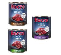 Rocco Classic Saver Pack 24 x 800g - Game Mix: Beef/Game, Beef/Reindeer, Beef/Wild Boar