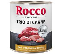Rocco Classic Trio di Carne Saver Pack 24 x 800g - Beef with Lamb & Poultry